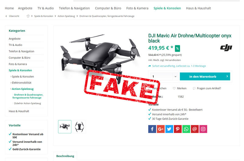 Warnung vor Onlineshop heimscout24.de