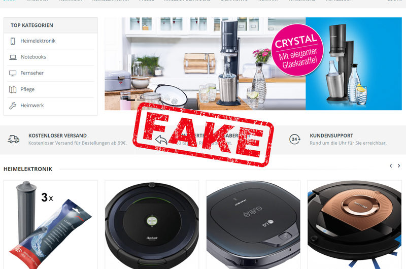 Warnung vor Onlineshop steinberg-handel.de