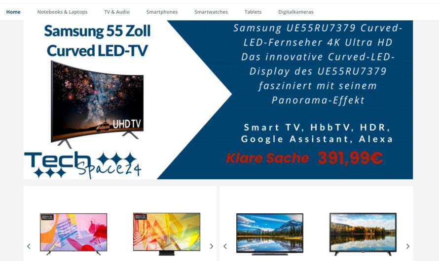 Warnung vor Onlineshop tech-space24.de