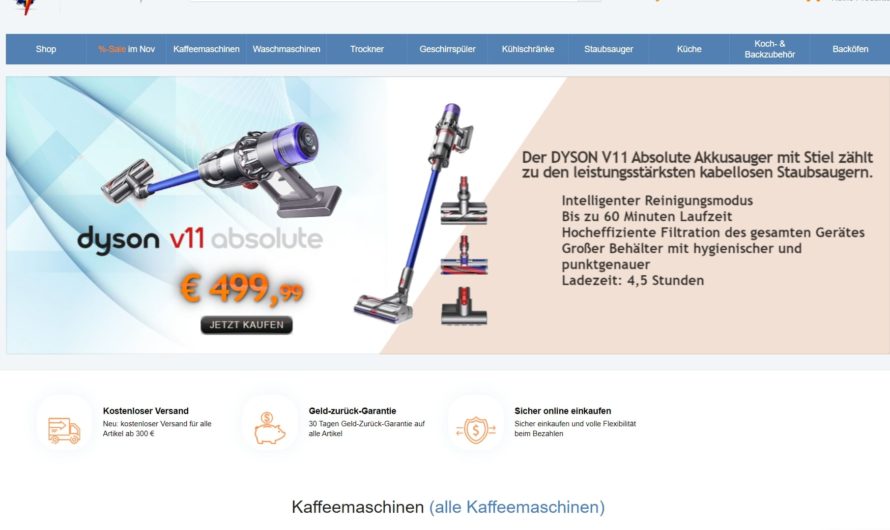 Warnung vor Onlineshop technik-mars.de