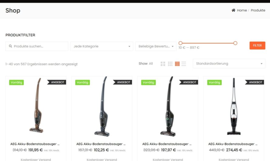 Warnung vor Onlineshop staubsauger-testsieger.net