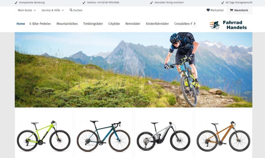 Warnung vor Onlineshop fahrrad-handels.de