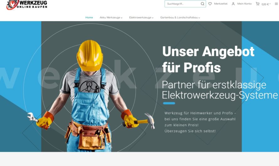 Warnung vor Onlineshop werkzeug-online-kaufen.com